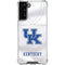University of Kentucky White Jersey Galaxy S21 FE Clear Case